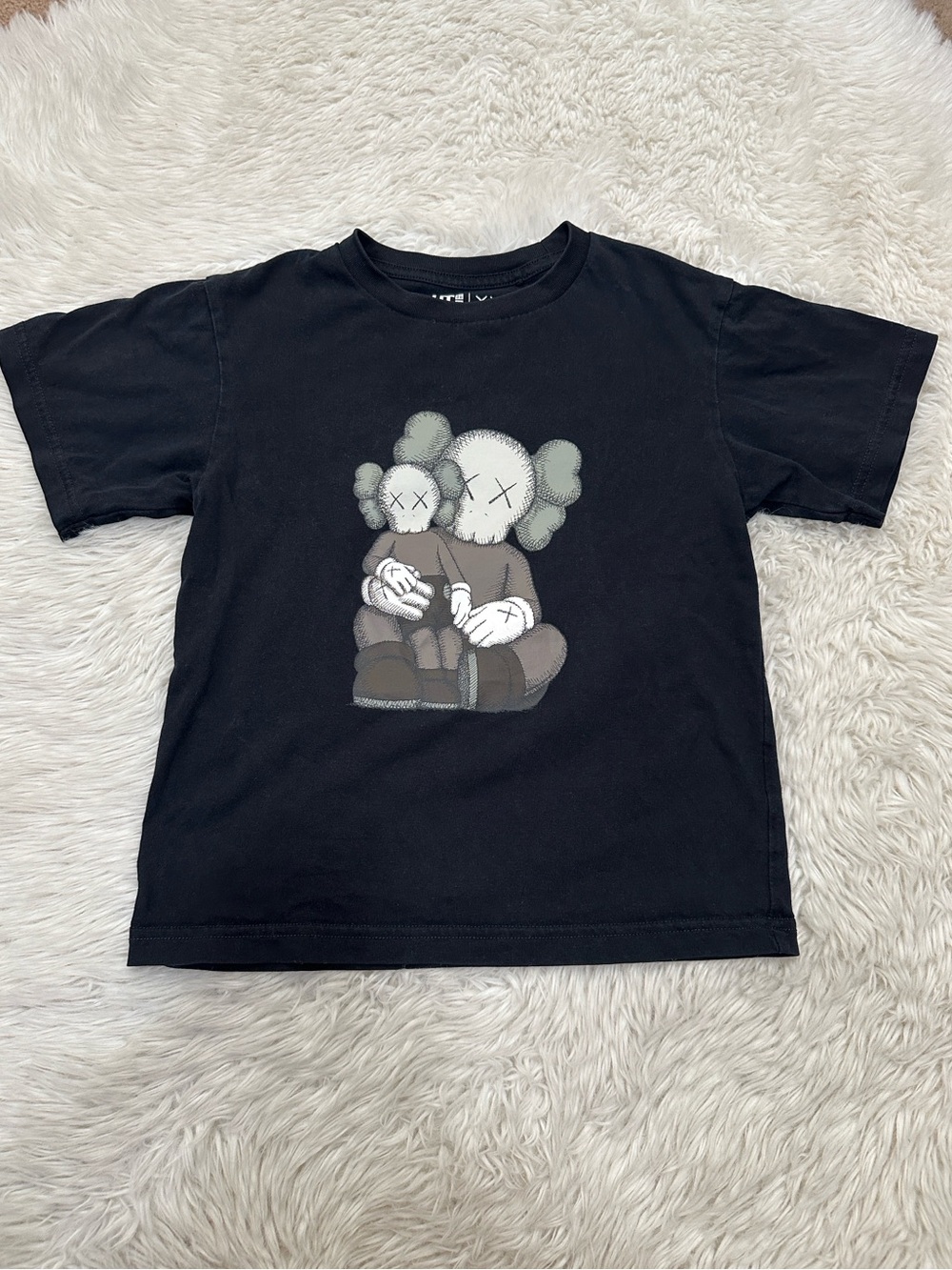 Uniqlo x KAWS Black Kids Graphic Tee